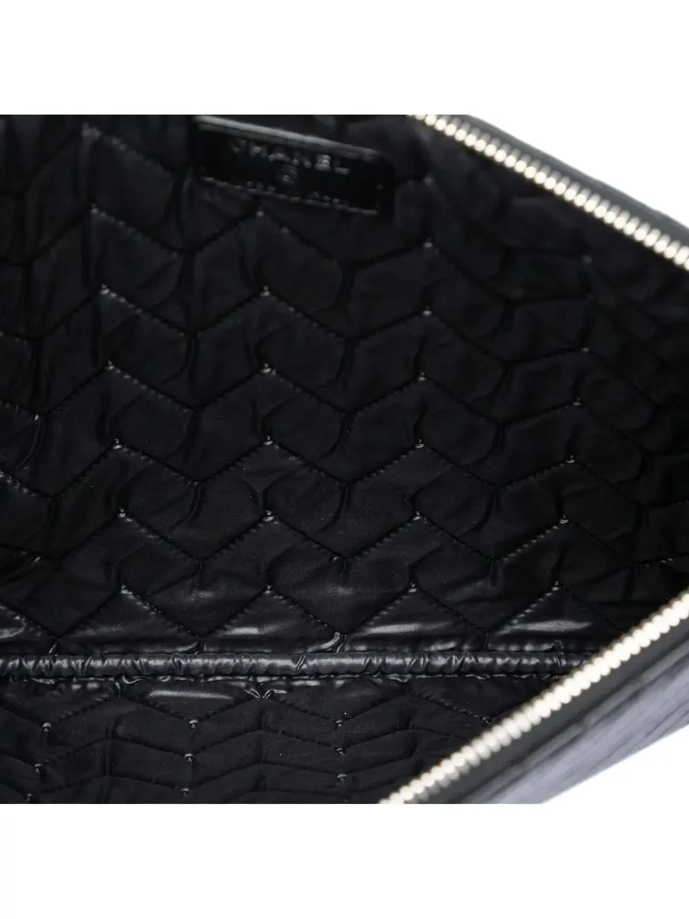 Chanel Medium Cc Chevron Caviar O Case #284792C10B
